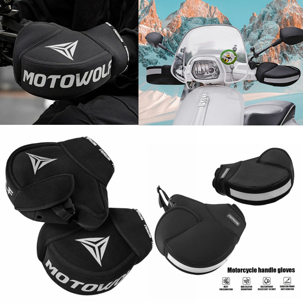 Heat Resistant Glove - Motosiklet kalın sıcak gidon beceriksizlik su