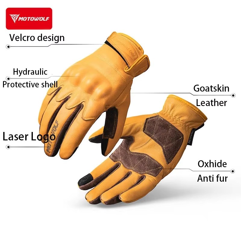 Deri motosiklet eldivenleri Re - Motorcycle Glove Knuckle incelemesi ve fiyatı