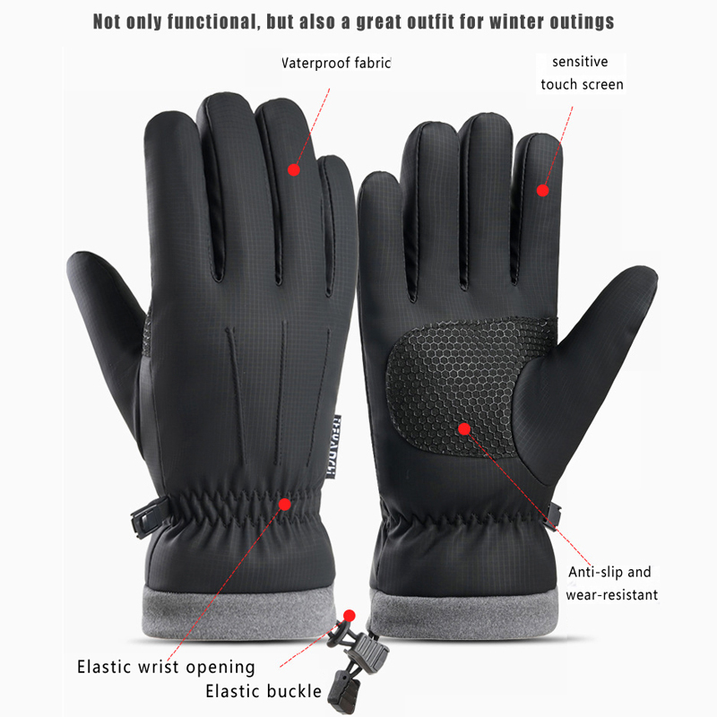 Erkekler için Su Geçirmez Kış  - Ski Glove Waterproof incelemesi ve fiyatı